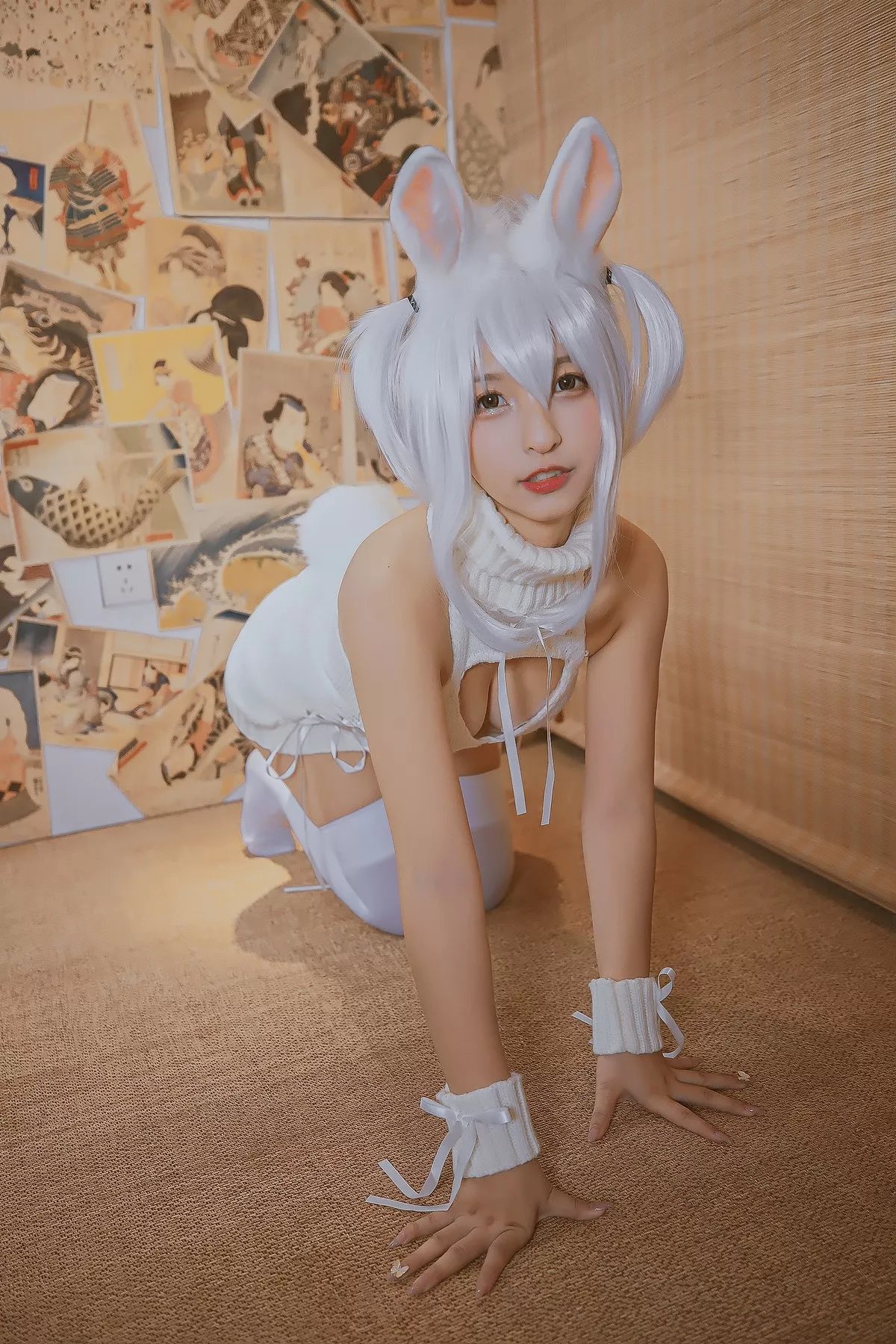萝莉美女神楽板真冬狼妹&兔娘主题私房性感服饰系列秀完美身材迷人诱惑写真150P