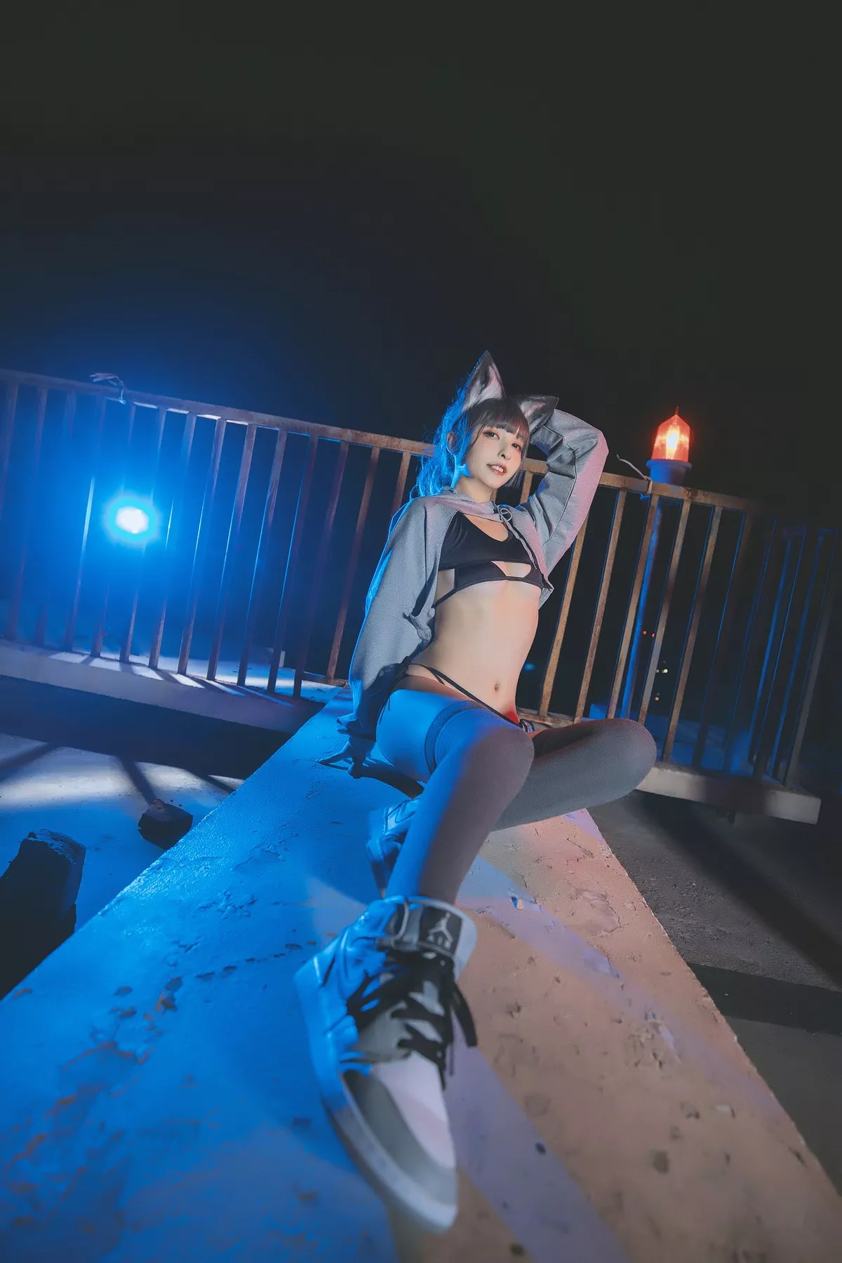 萝莉美女神楽板真冬狼妹&兔娘主题私房性感服饰系列秀完美身材迷人诱惑写真150P