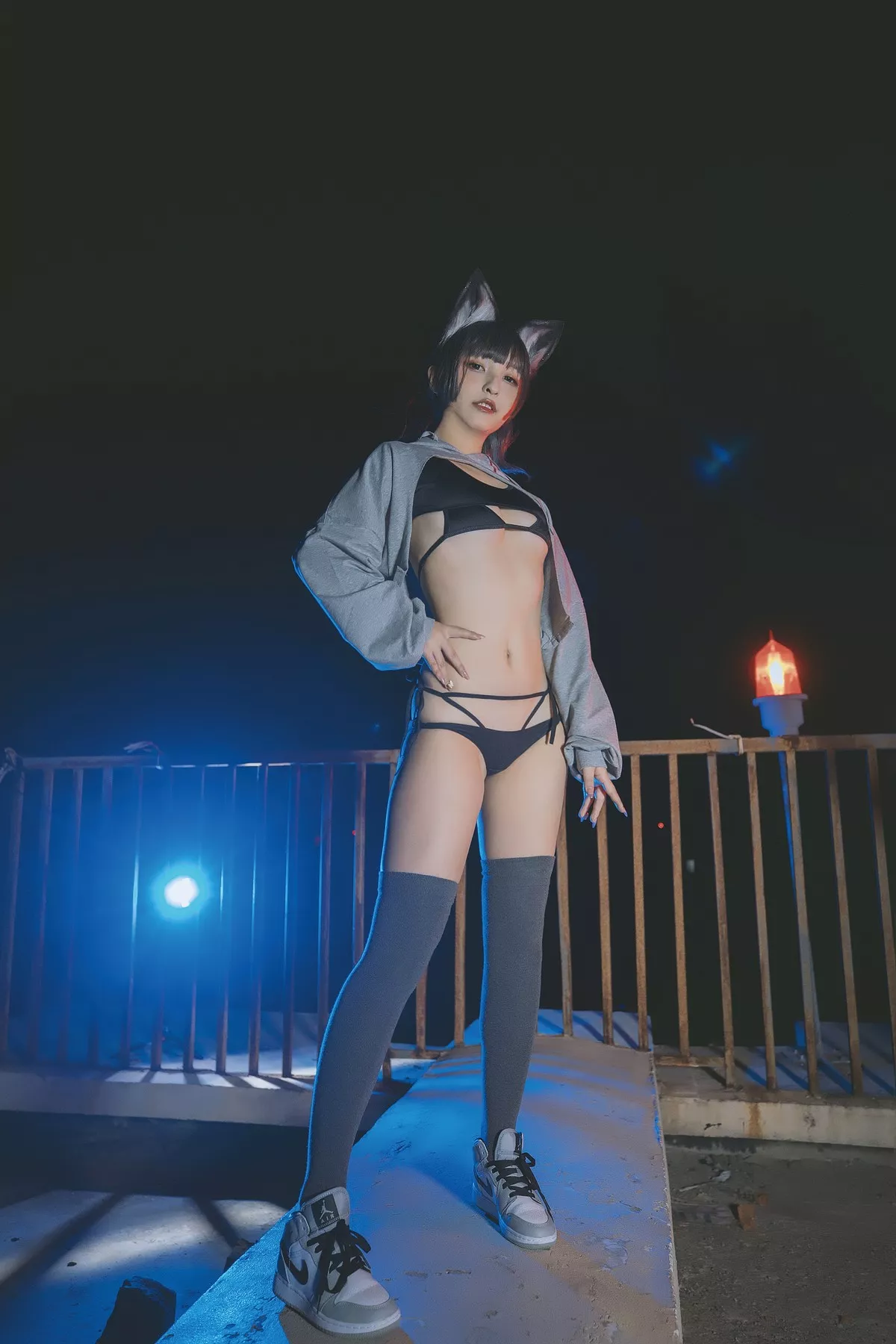 萝莉美女神楽板真冬狼妹&兔娘主题私房性感服饰系列秀完美身材迷人诱惑写真150P