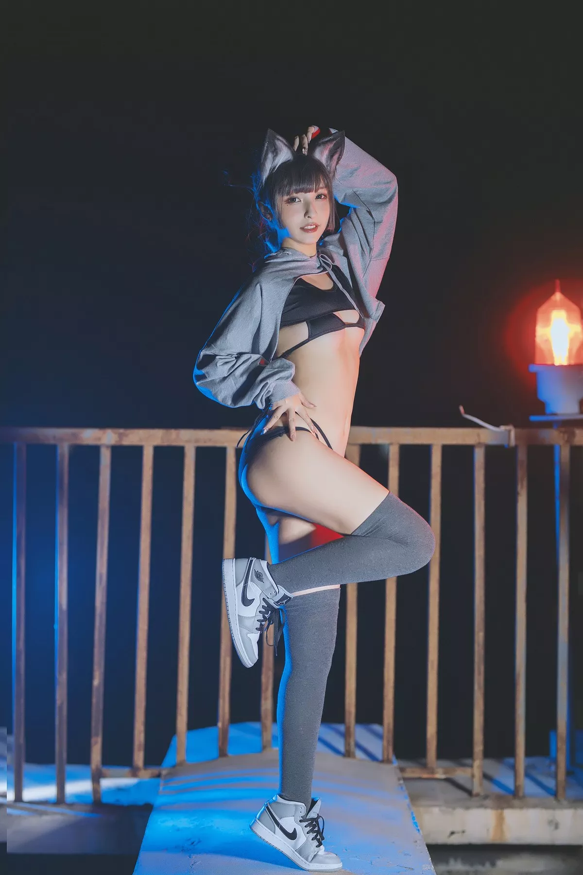 萝莉美女神楽板真冬狼妹&兔娘主题私房性感服饰系列秀完美身材迷人诱惑写真150P