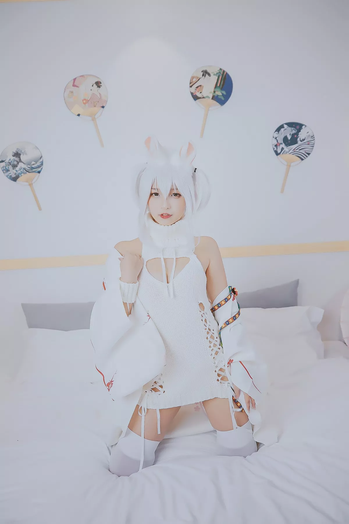萝莉美女神楽板真冬狼妹&兔娘主题私房性感服饰系列秀完美身材迷人诱惑写真150P