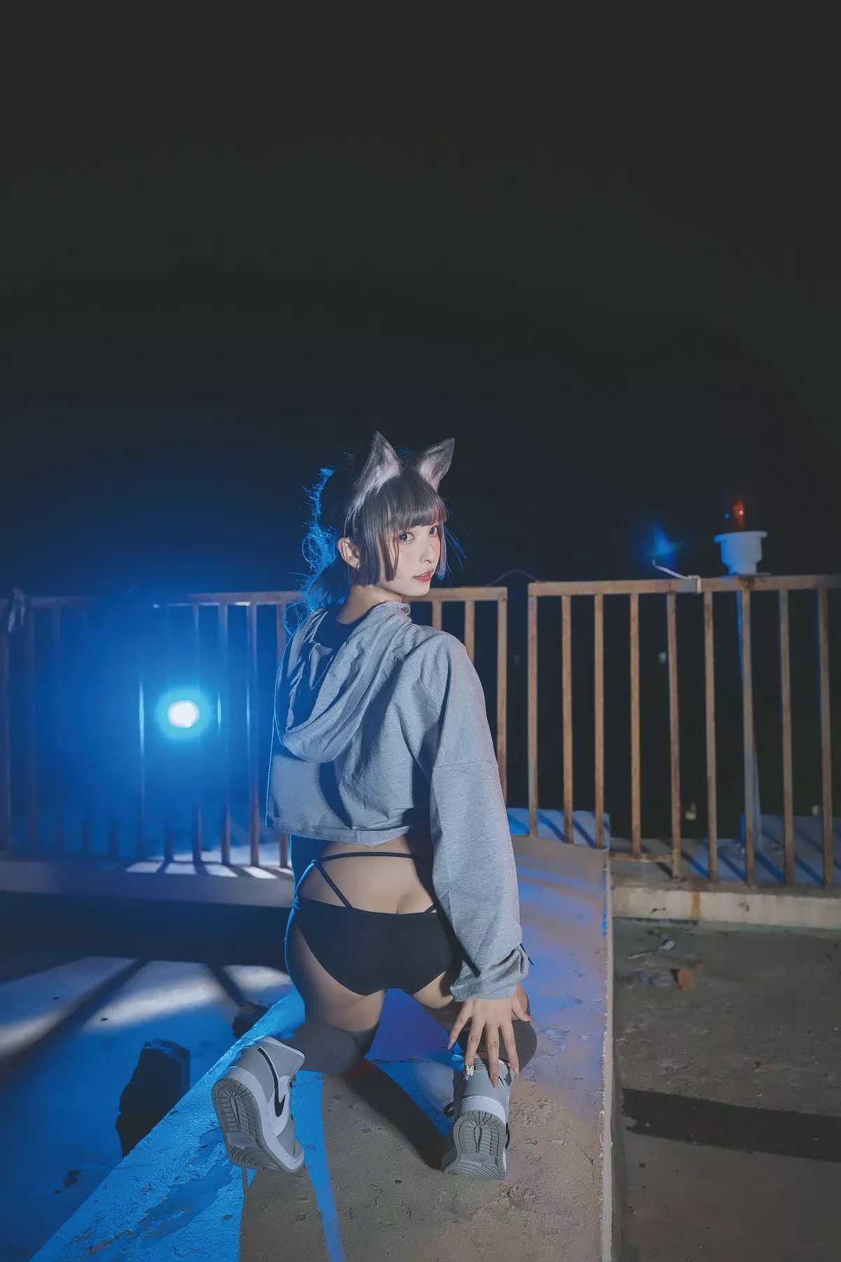 萝莉美女神楽板真冬狼妹&兔娘主题私房性感服饰系列秀完美身材迷人诱惑写真150P