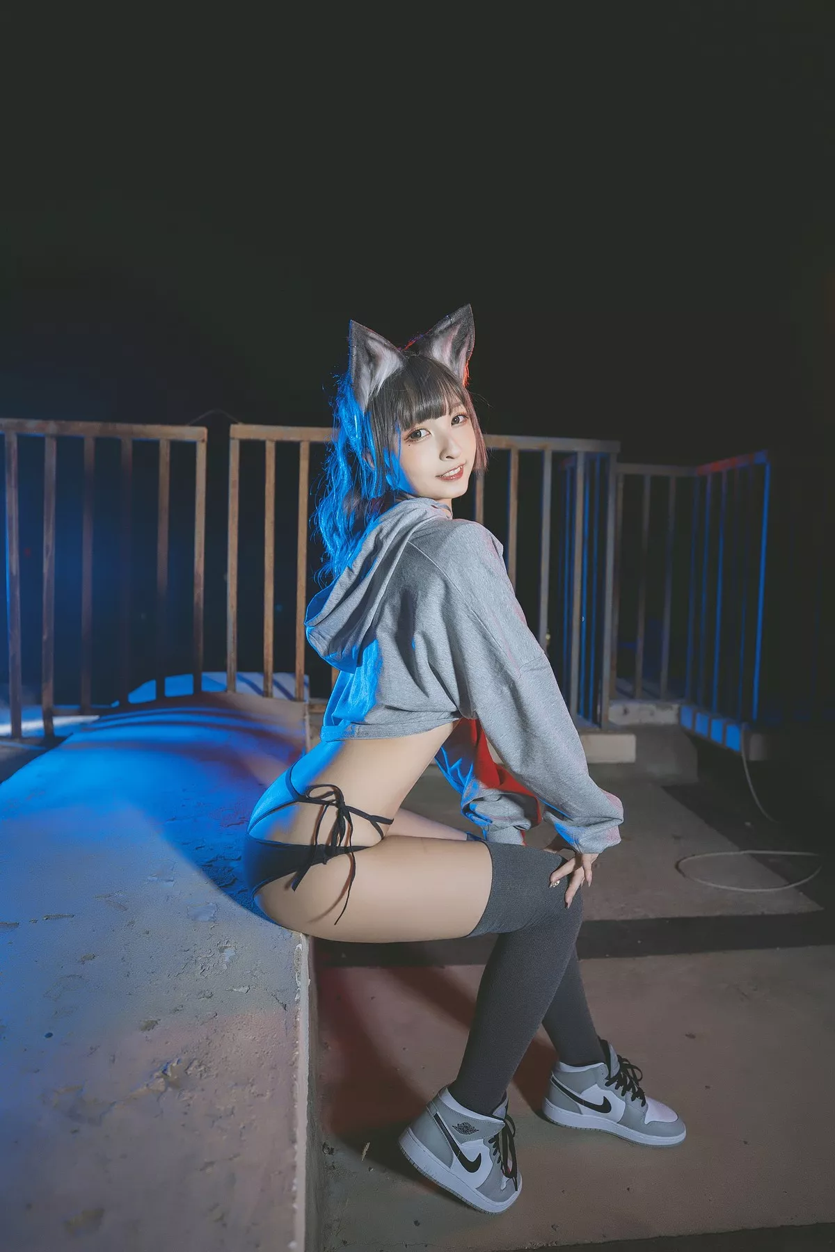 萝莉美女神楽板真冬狼妹&兔娘主题私房性感服饰系列秀完美身材迷人诱惑写真150P