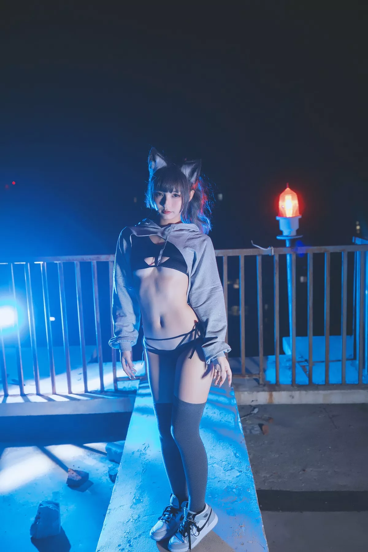 萝莉美女神楽板真冬狼妹&兔娘主题私房性感服饰系列秀完美身材迷人诱惑写真150P