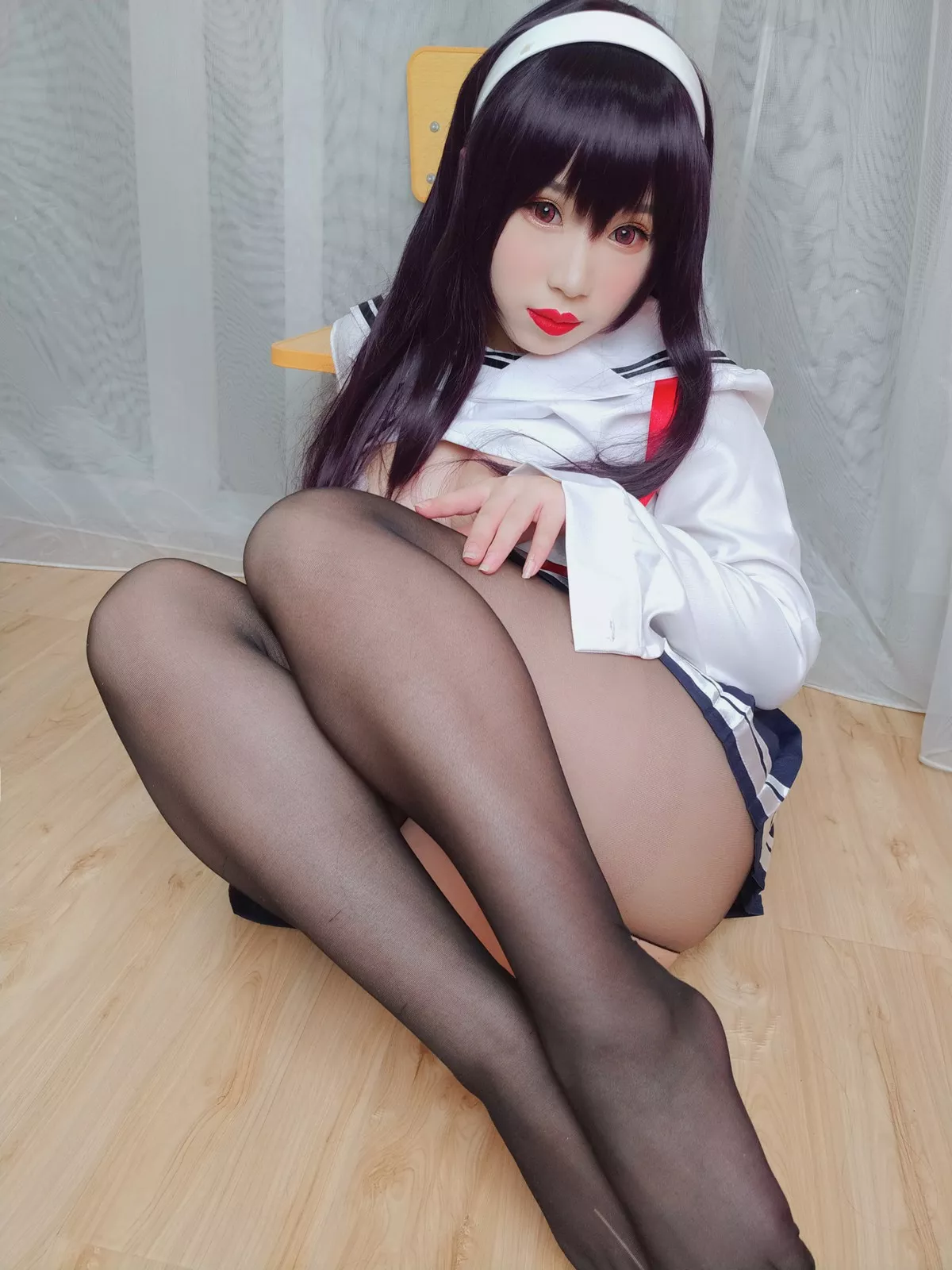网络美女胡桃猫Kurumineko学姐主题私房脱性感学生制服露豪乳翘臀极致诱惑写真187P