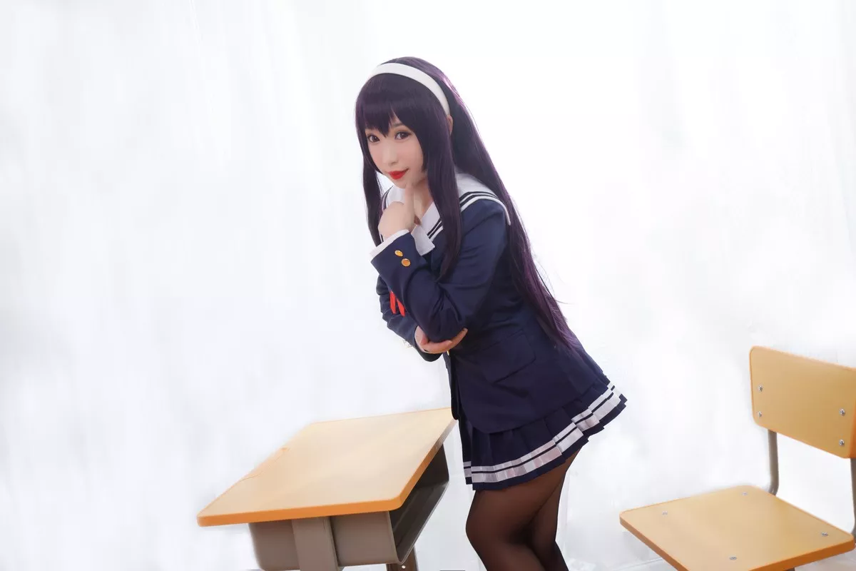 网络美女胡桃猫Kurumineko学姐主题私房脱性感学生制服露豪乳翘臀极致诱惑写真187P