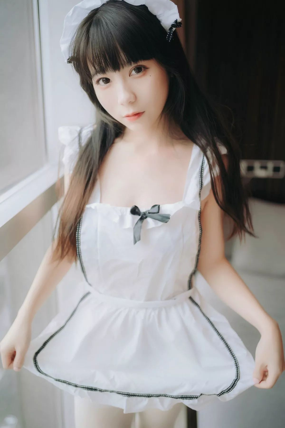 网络美女Usejan小厨娘主题私房浴室性感真空服饰半露豪乳遮点湿身诱惑写真46P