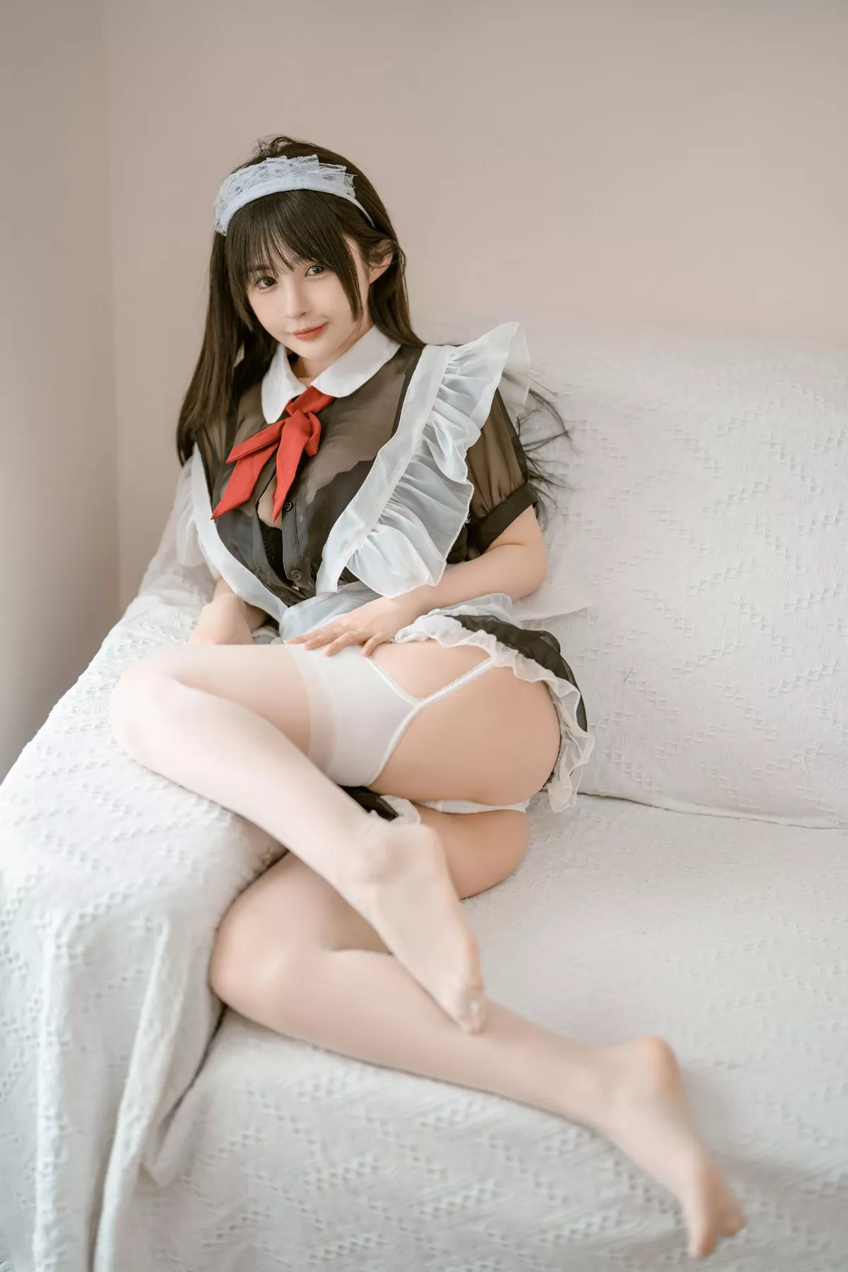 网络美女桜井宁宁可爱的女仆主题私房浴室脱女仆装露傲人豪乳遮点极致诱惑写真77P
