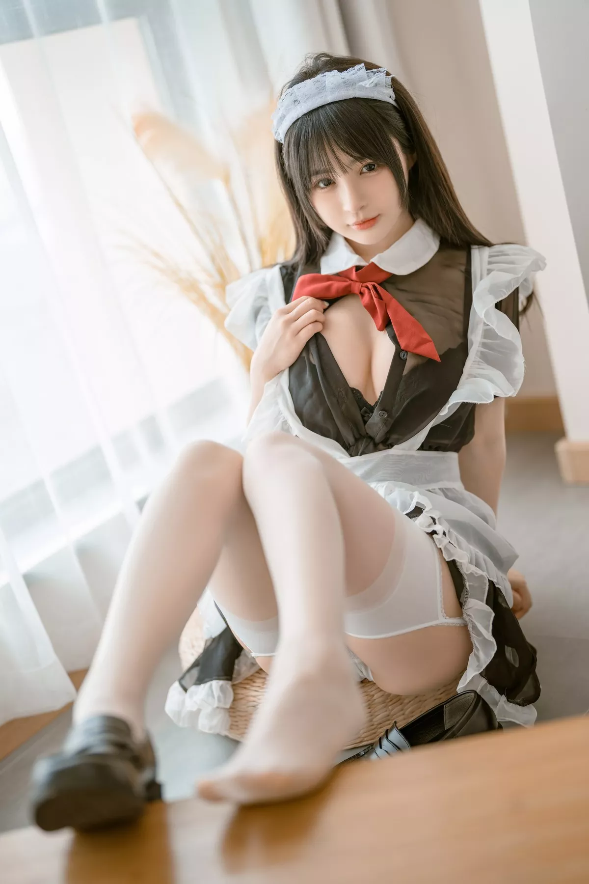 网络美女桜井宁宁可爱的女仆主题私房浴室脱女仆装露傲人豪乳遮点极致诱惑写真77P