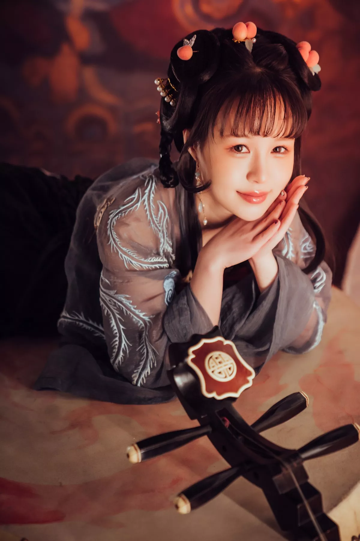 网络美少女晕崽Zz小琵琶精主题私房日系古典风脱性感服饰露火辣身材诱惑写真100P