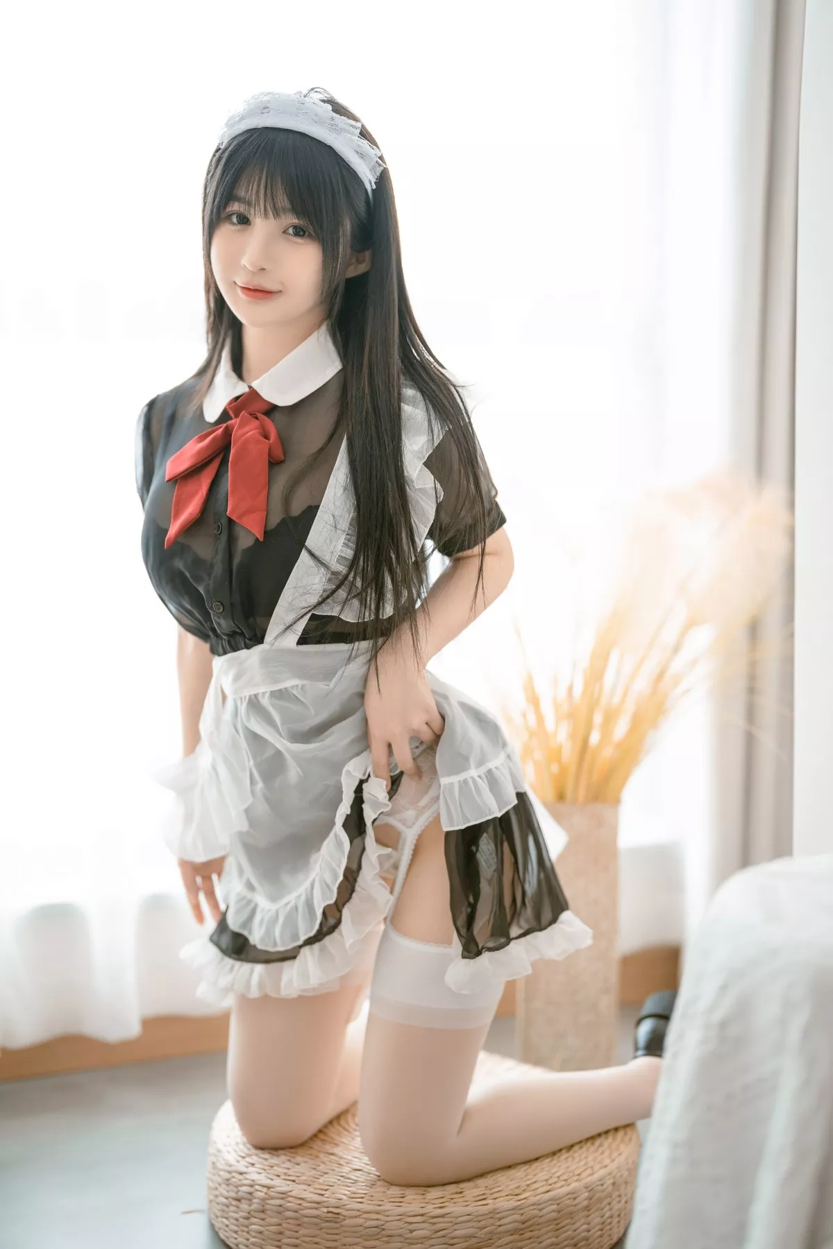 网络美女桜井宁宁可爱的女仆主题私房浴室脱女仆装露傲人豪乳遮点极致诱惑写真77P