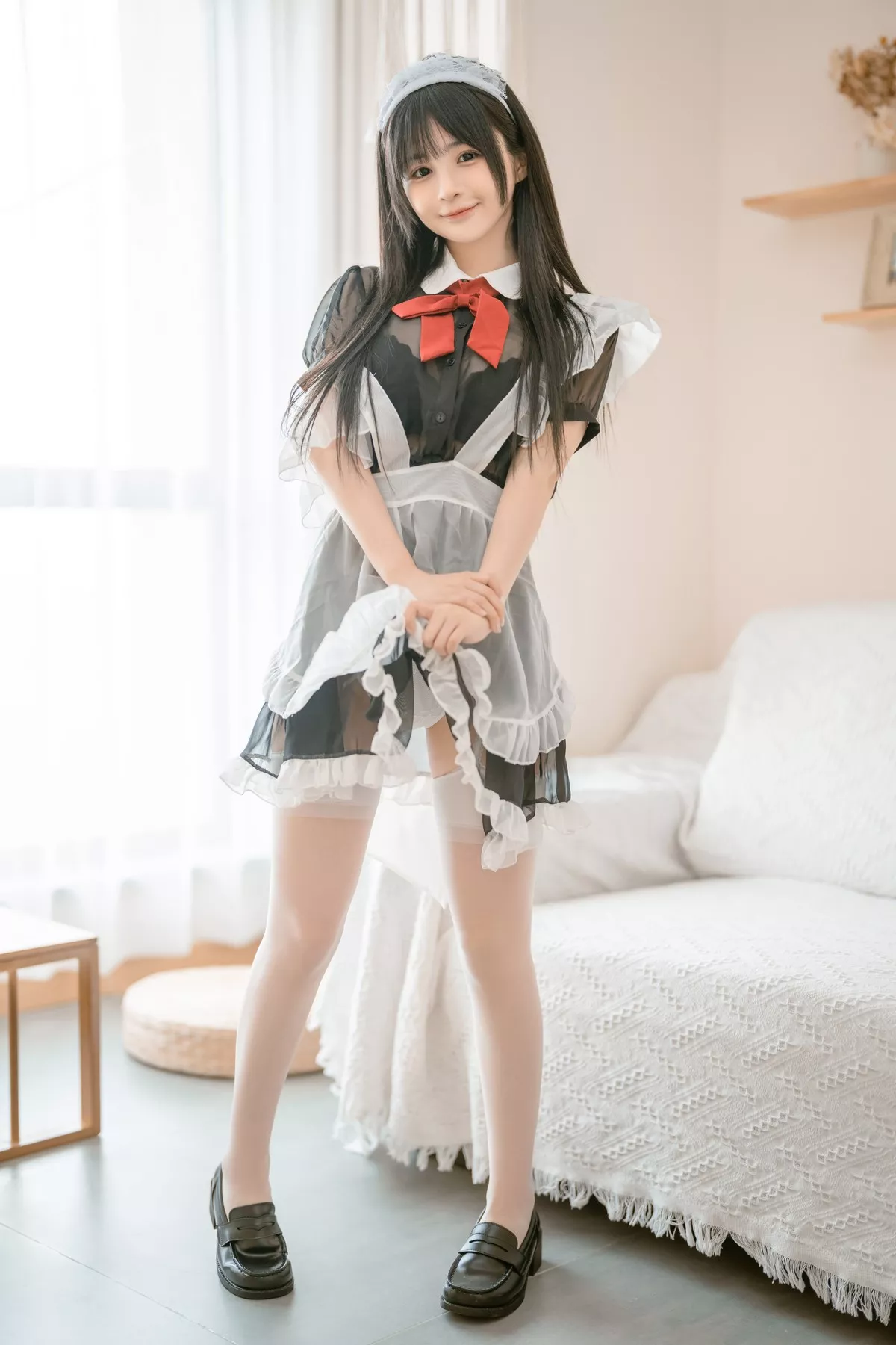 网络美女桜井宁宁可爱的女仆主题私房浴室脱女仆装露傲人豪乳遮点极致诱惑写真77P
