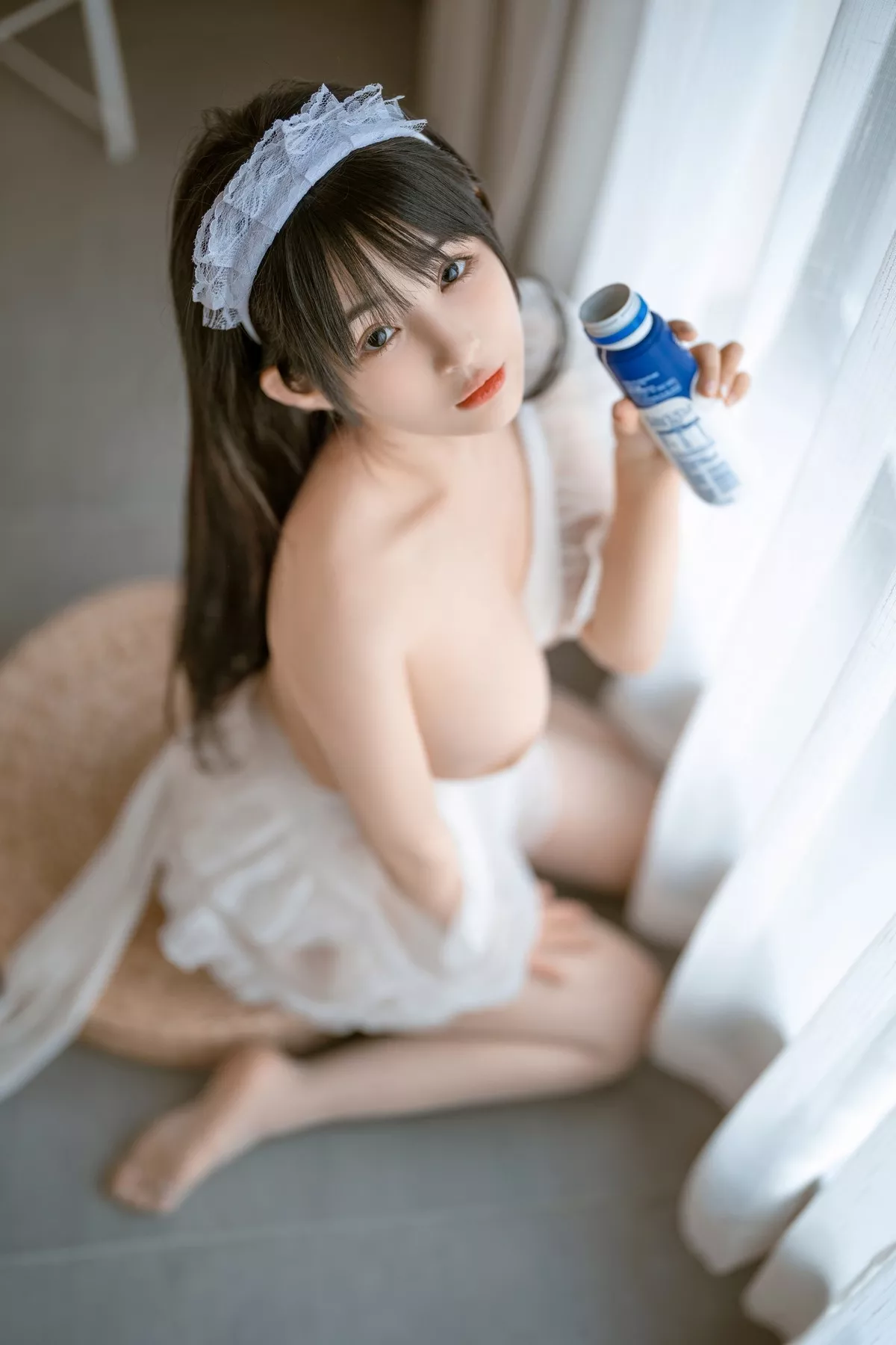 网络美女桜井宁宁可爱的女仆主题私房浴室脱女仆装露傲人豪乳遮点极致诱惑写真77P
