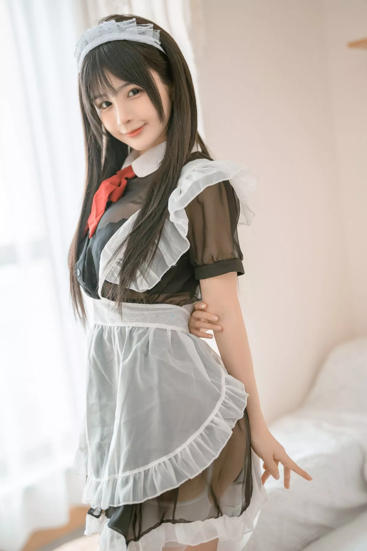 网络美女桜井宁宁可爱的女仆主题私房浴室脱女仆装露傲人豪乳遮点极致诱惑写真77P