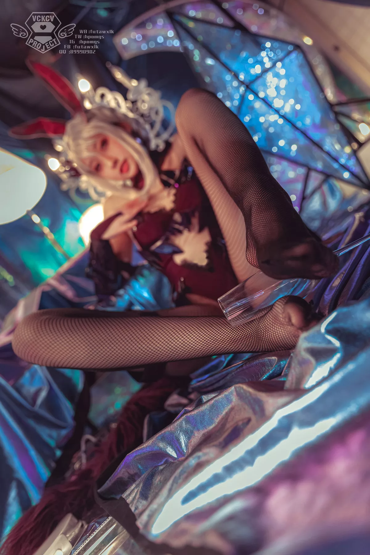 Coser美女Luisa_零纱兔女郎阿尔托莉雅主题性感内衣配黑丝网袜秀翘臀诱惑写真29P
