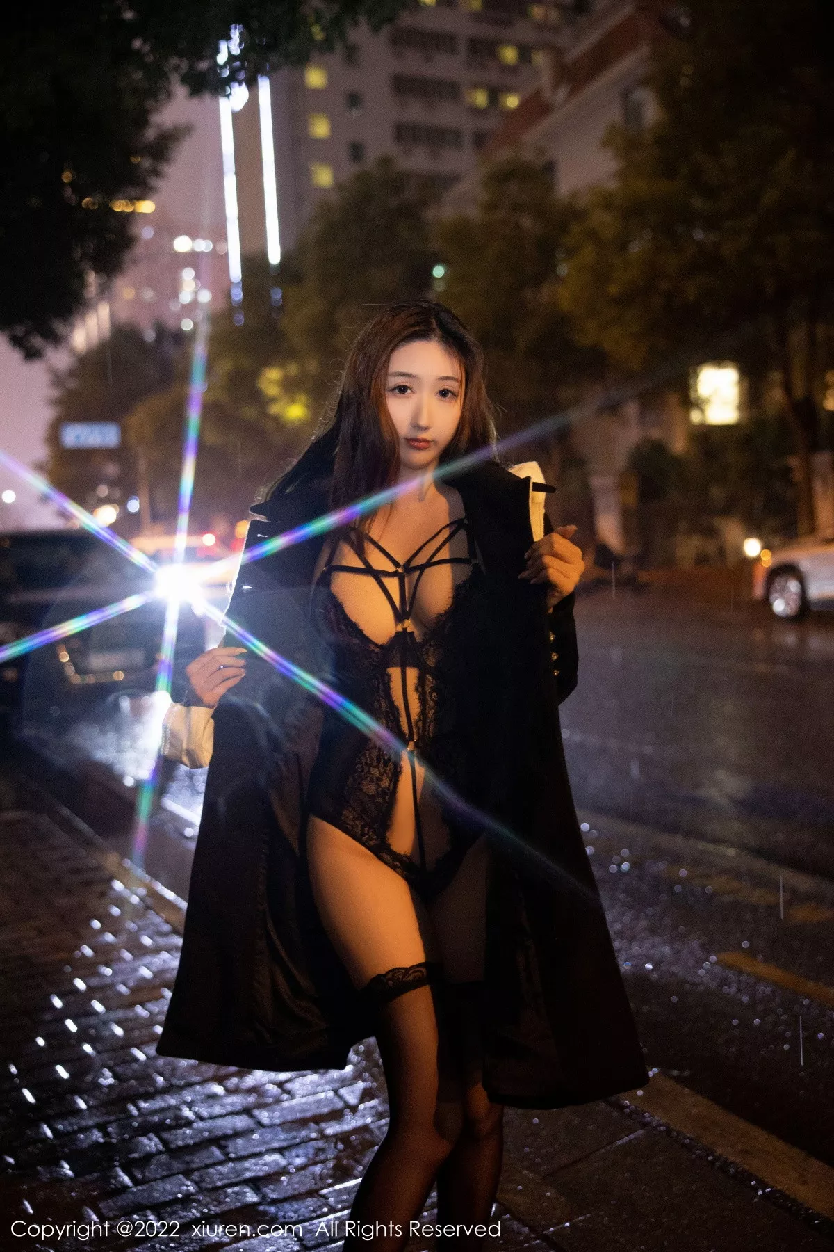 XiuRen第5984期_模特江真真浴缸场景性感黑色蕾丝内衣秀曼妙身姿迷人诱惑写真78P