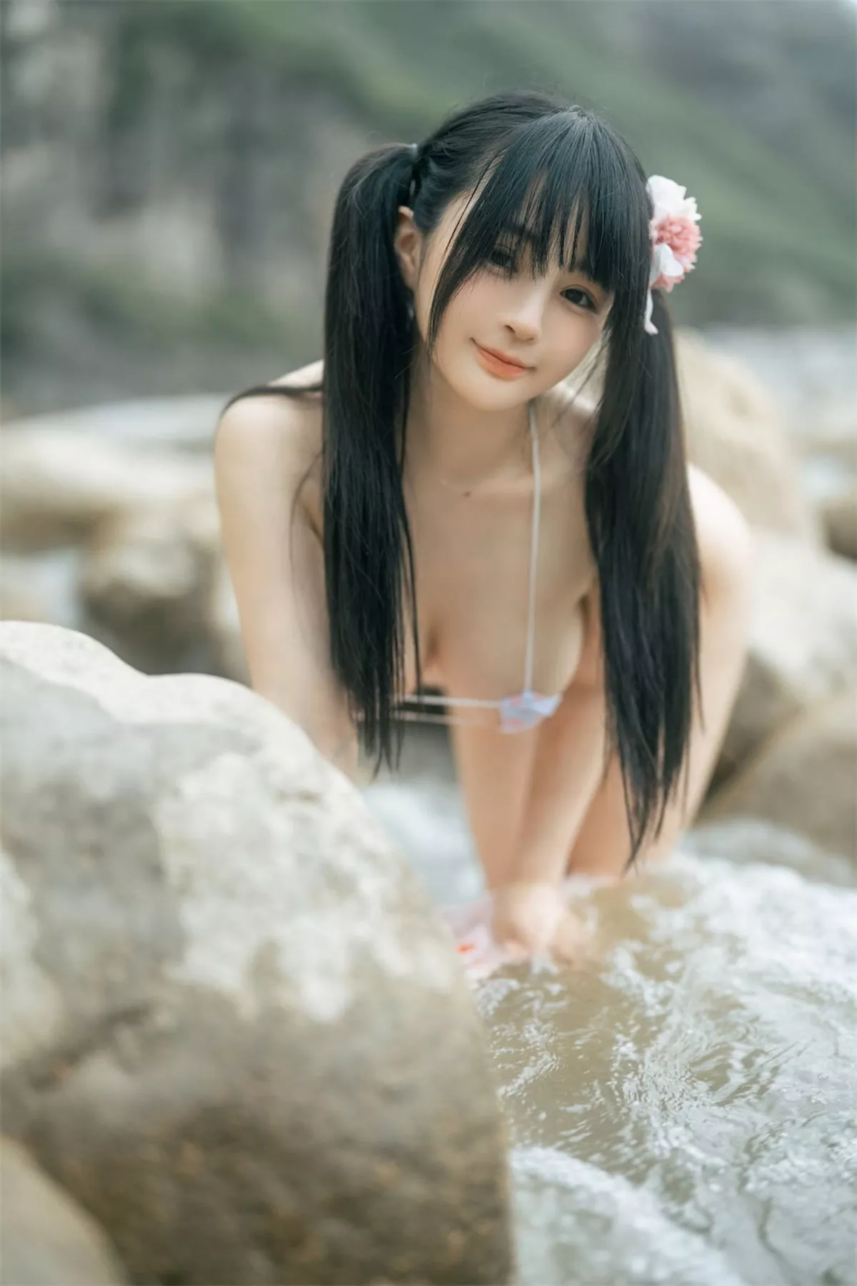 网络美女桜井宁宁和服浴衣主题户外半脱露性感三点式内衣秀豪乳翘臀诱惑写真76P