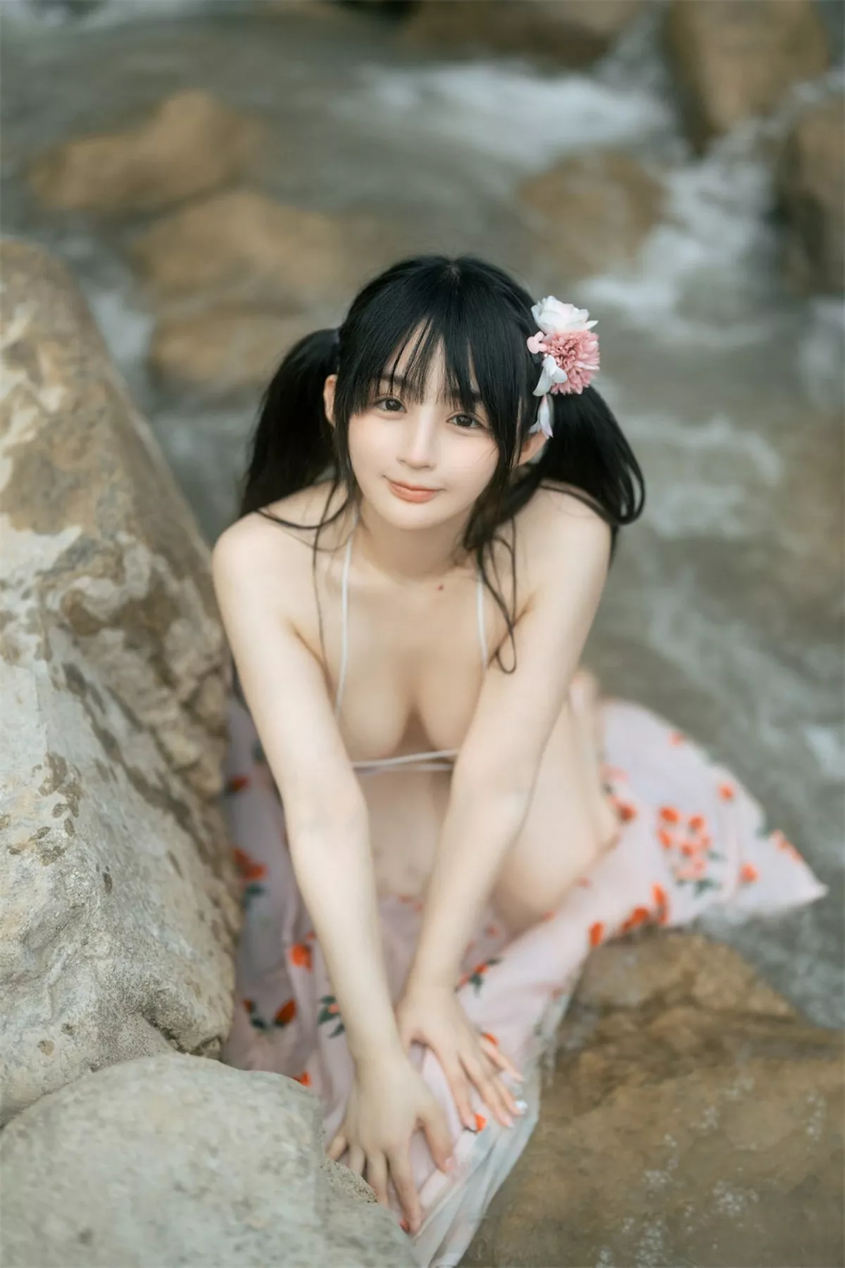 网络美女桜井宁宁和服浴衣主题户外半脱露性感三点式内衣秀豪乳翘臀诱惑写真76P