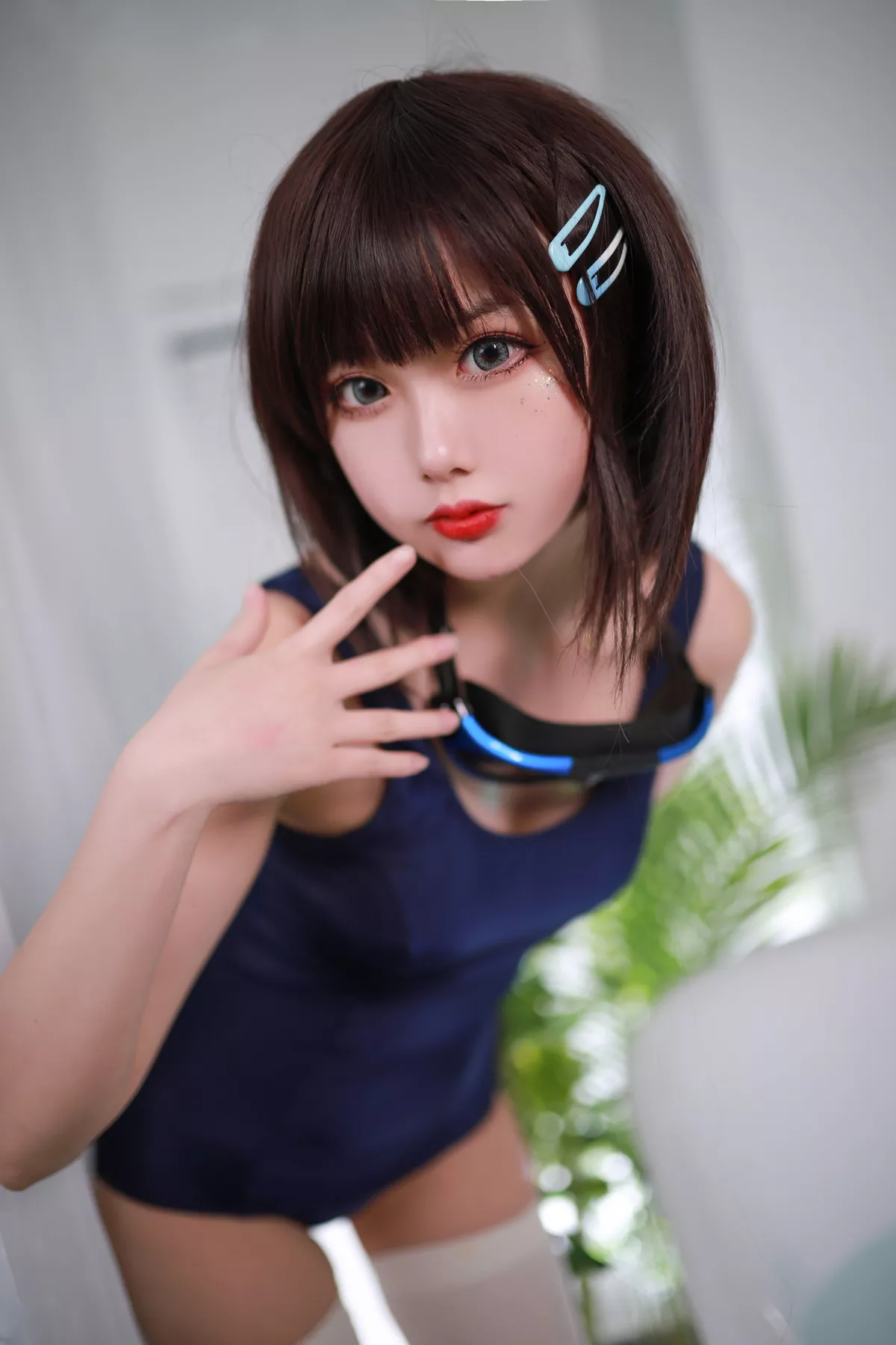 网络美女您的蛋蛋夏日泳装主题私房浴缸性感死库水泳衣湿身秀苗条身材诱惑写真40P