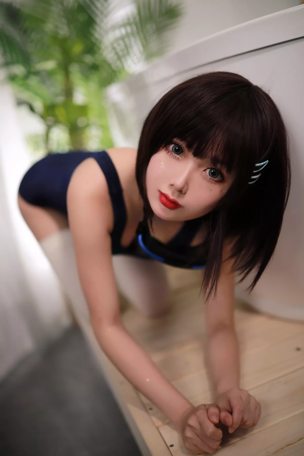 网络美女您的蛋蛋夏日泳装主题私房浴缸性感死库水泳衣湿身秀苗条身材诱惑写真40P