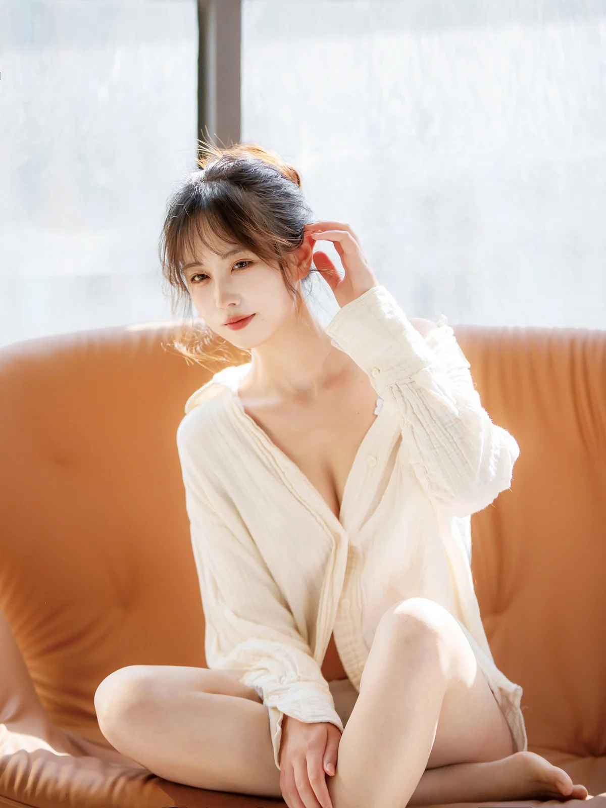 次元少女念雪ww居家蓝色主题私房脱白T露性感蓝色内衣秀白嫩肌肤迷人写真25P