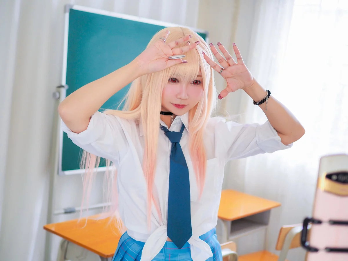 网络美女铭铭Kizami-JK学妹主题教室里脱性感短裙露丁字裤秀翘臀撩人诱惑写真124P