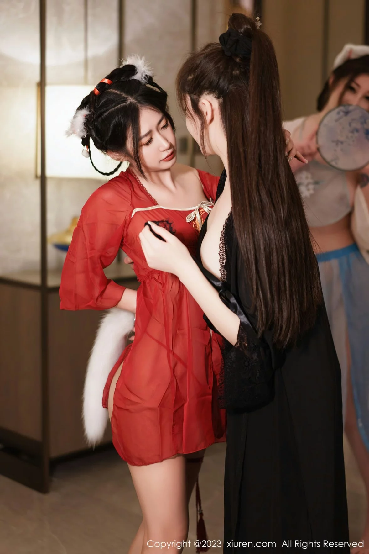 XiuRen第6170期_模特合集女神妲己＆阿姣＆周妍希私房性感古装服饰完美诱惑写真86P
