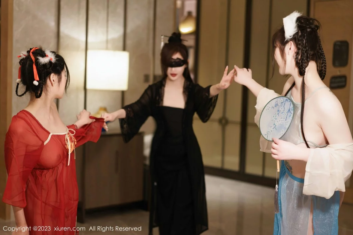 XiuRen第6170期_模特合集女神妲己＆阿姣＆周妍希私房性感古装服饰完美诱惑写真86P