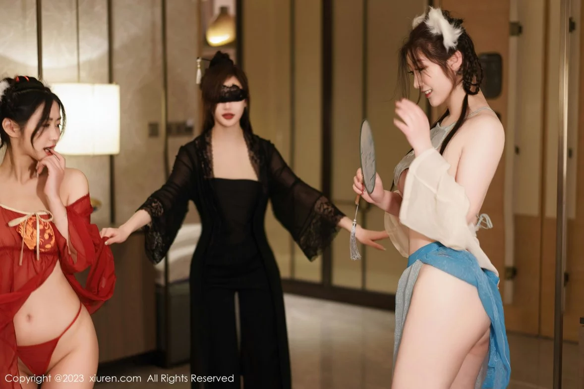 XiuRen第6170期_模特合集女神妲己＆阿姣＆周妍希私房性感古装服饰完美诱惑写真86P