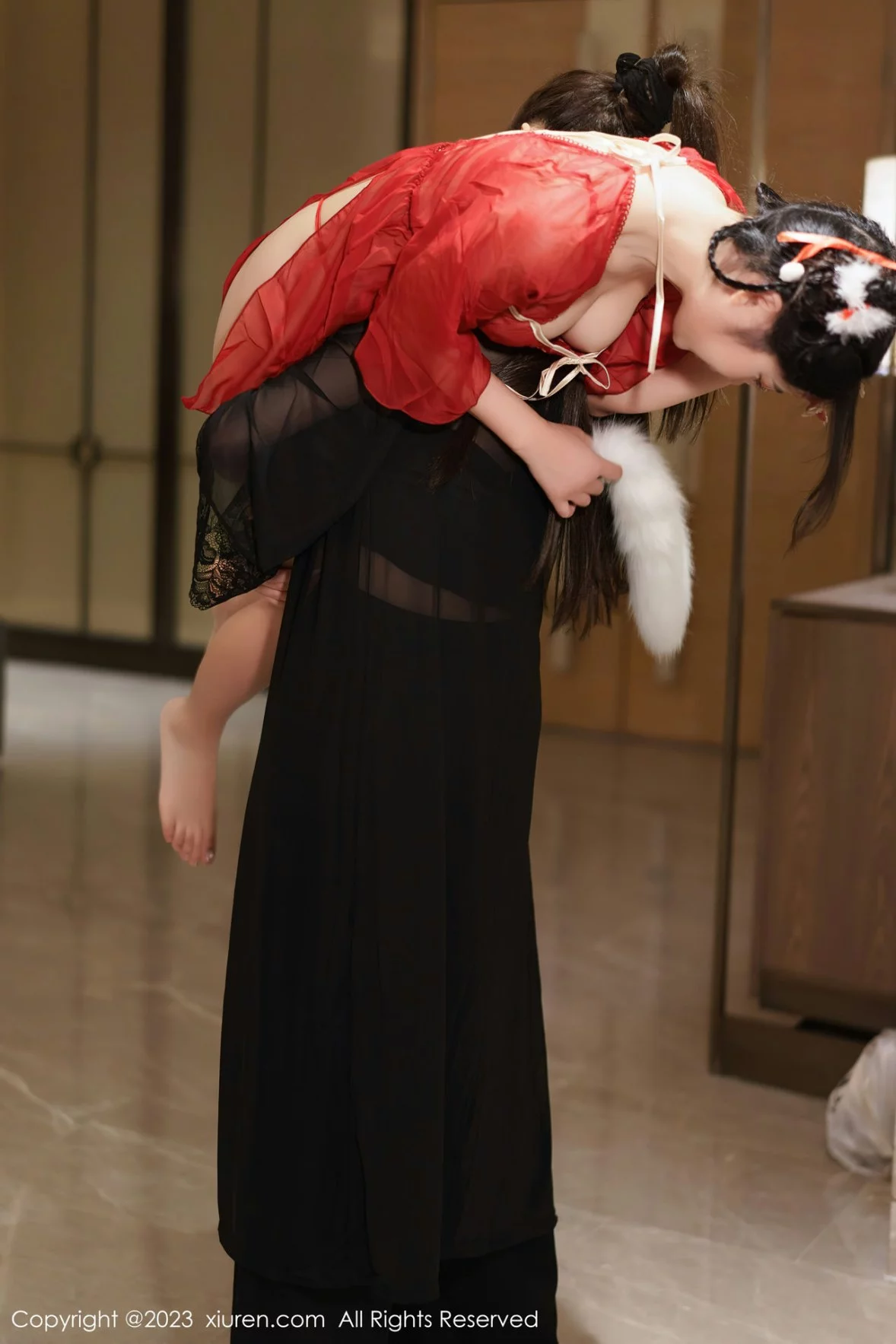 XiuRen第6170期_模特合集女神妲己＆阿姣＆周妍希私房性感古装服饰完美诱惑写真86P