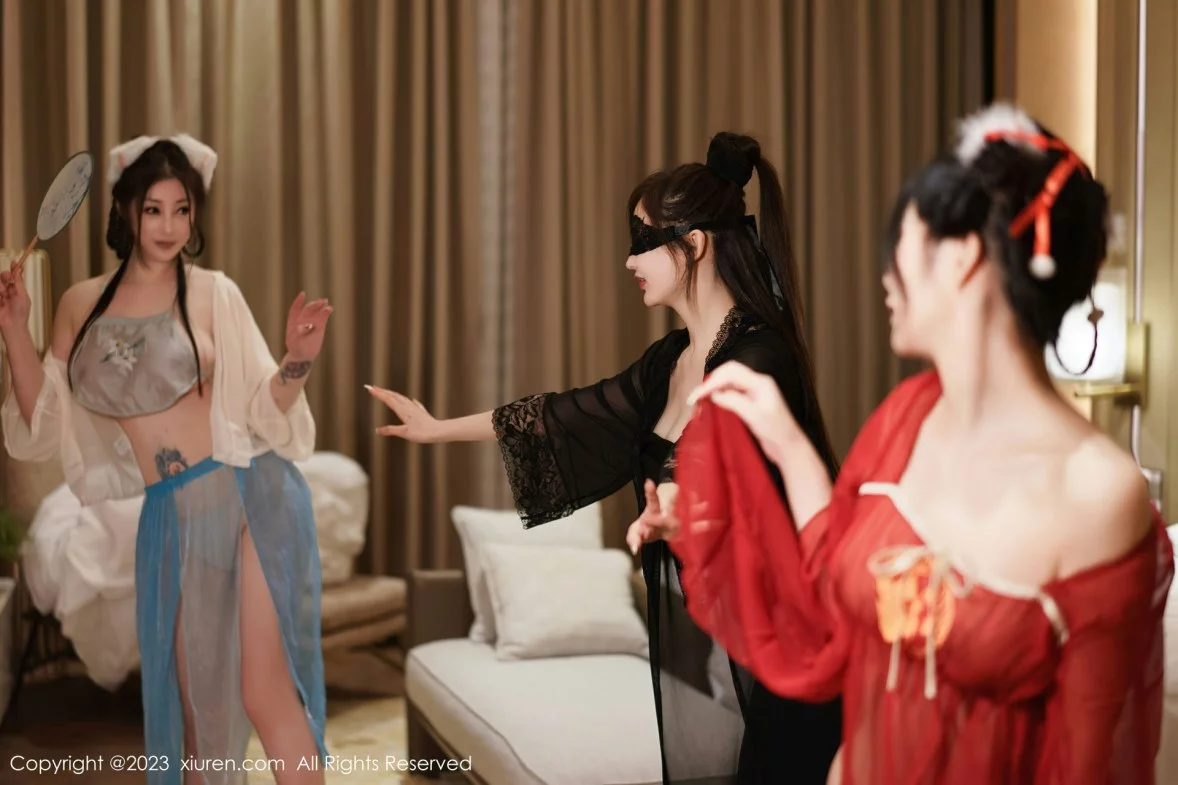 XiuRen第6170期_模特合集女神妲己＆阿姣＆周妍希私房性感古装服饰完美诱惑写真86P