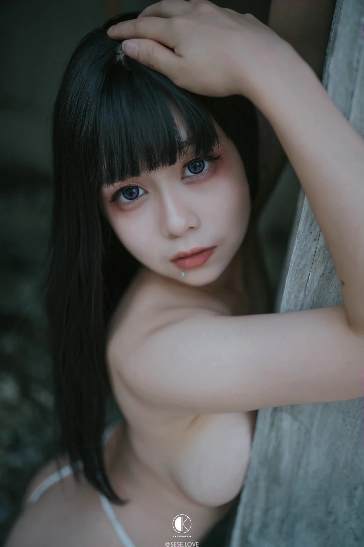 动漫博主末夜787蜘蛛侠妹主题户外紧身蜘蛛侠服饰半脱露豪乳遮点极致诱惑写真33P