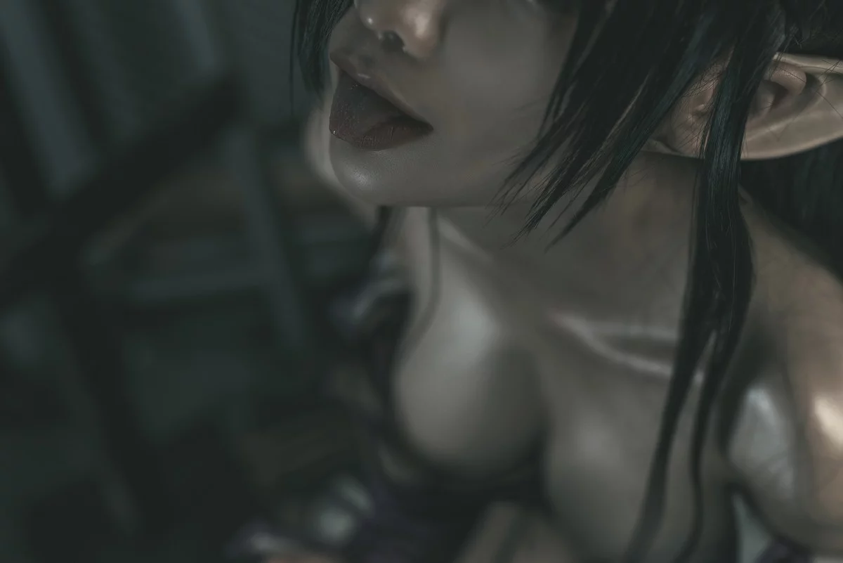 动漫博主蠢沫沫黑兽女王主题私房性感情趣服饰露黑色内衣秀油亮肌肤诱惑写真35P