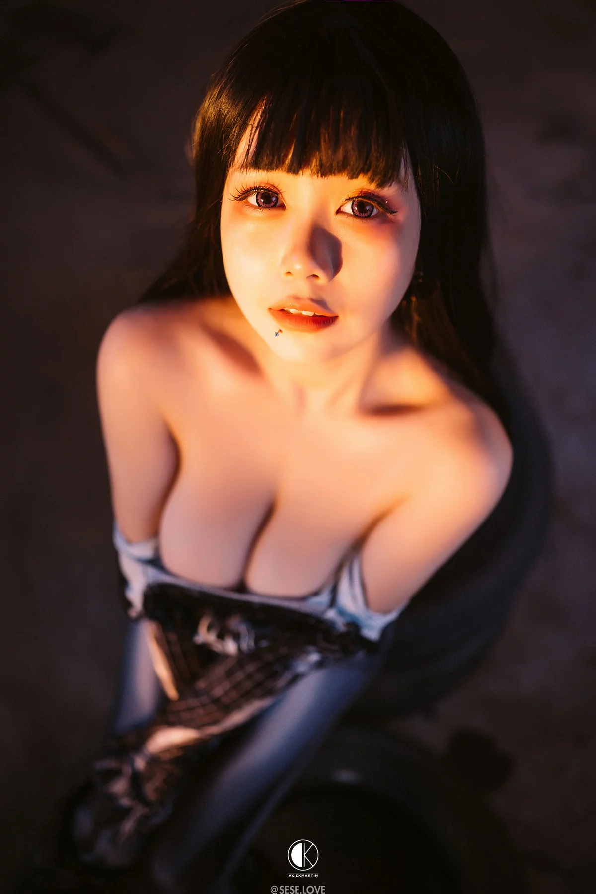 动漫博主末夜787蜘蛛侠妹主题户外紧身蜘蛛侠服饰半脱露豪乳遮点极致诱惑写真33P