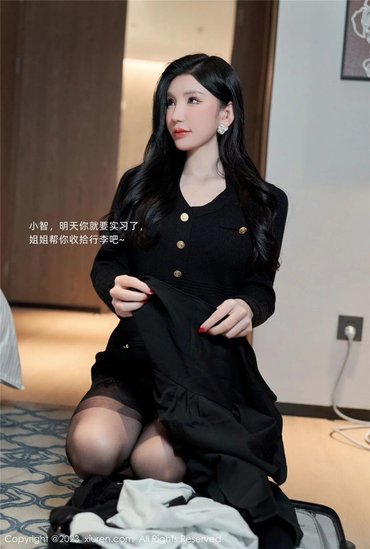 XiuRen第6401期_女神周于希Sally暗恋的味道主题性感豹纹内衣秀惹火身材诱惑写真71P