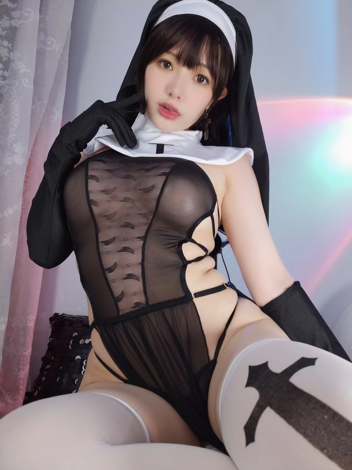 动漫博主雯妹不讲道理万圣节豪华版主题私房多套服饰系列秀惹火身材诱惑写真120P