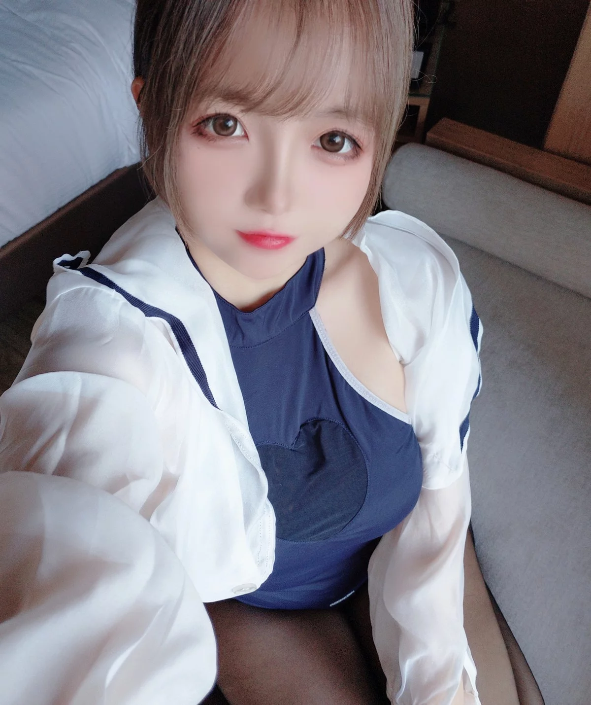 Cosplay美女日奈娇网纱死库水主题性感死库水配超薄黑丝秀惹火身材诱惑写真156P