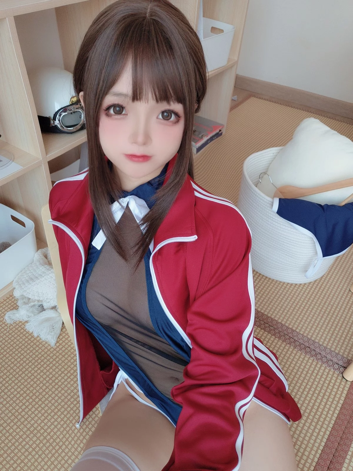 Cosplay美女日奈娇网纱死库水主题性感死库水配超薄黑丝秀惹火身材诱惑写真156P