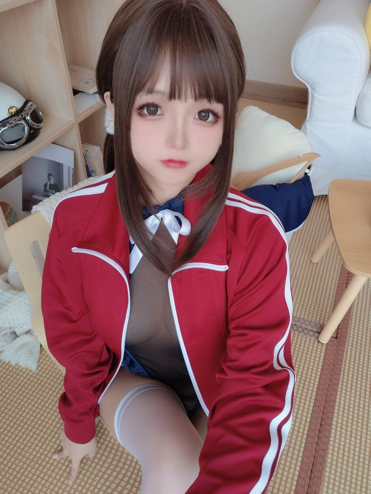 Cosplay美女日奈娇网纱死库水主题性感死库水配超薄黑丝秀惹火身材诱惑写真156P