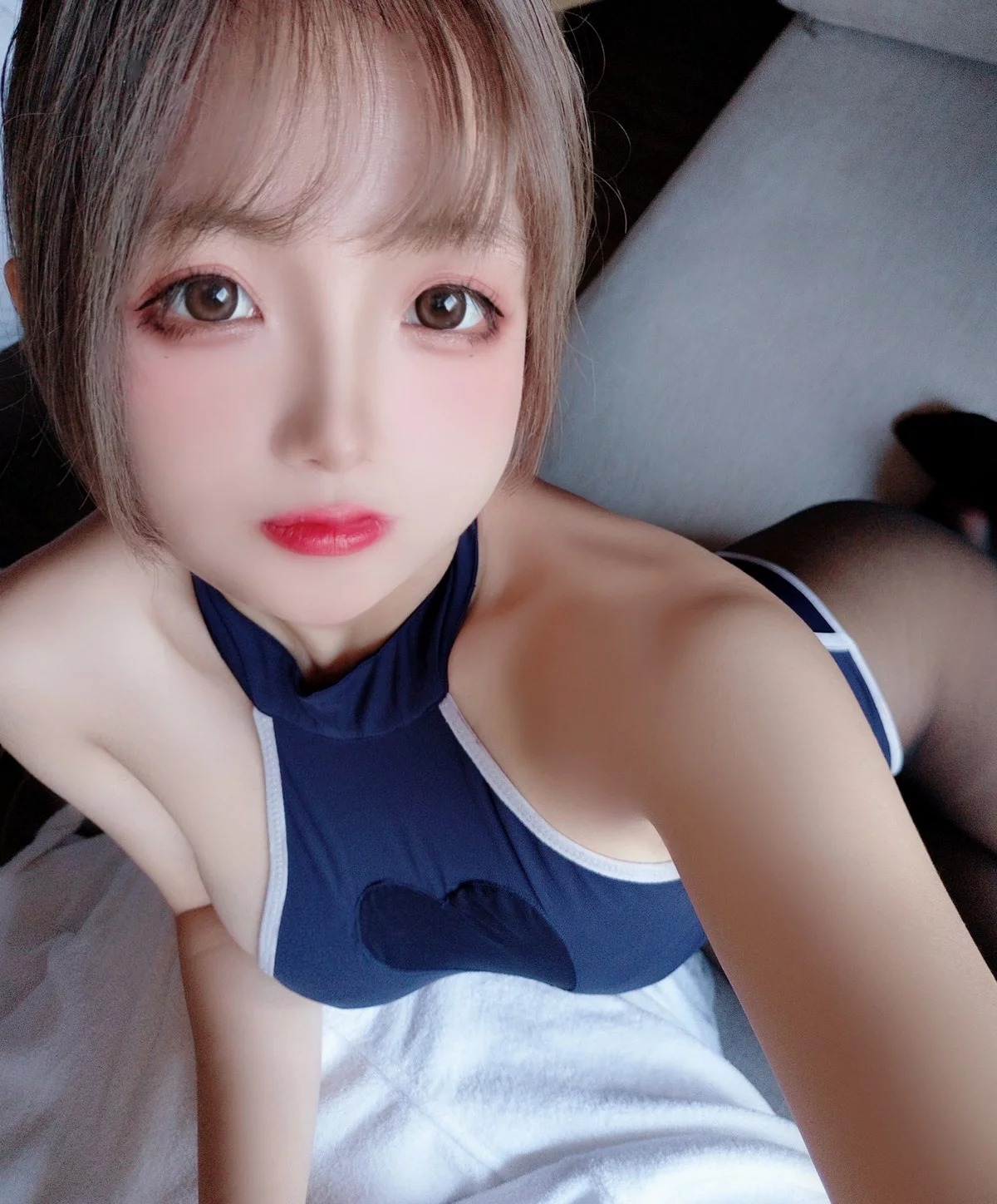 Cosplay美女日奈娇网纱死库水主题性感死库水配超薄黑丝秀惹火身材诱惑写真156P