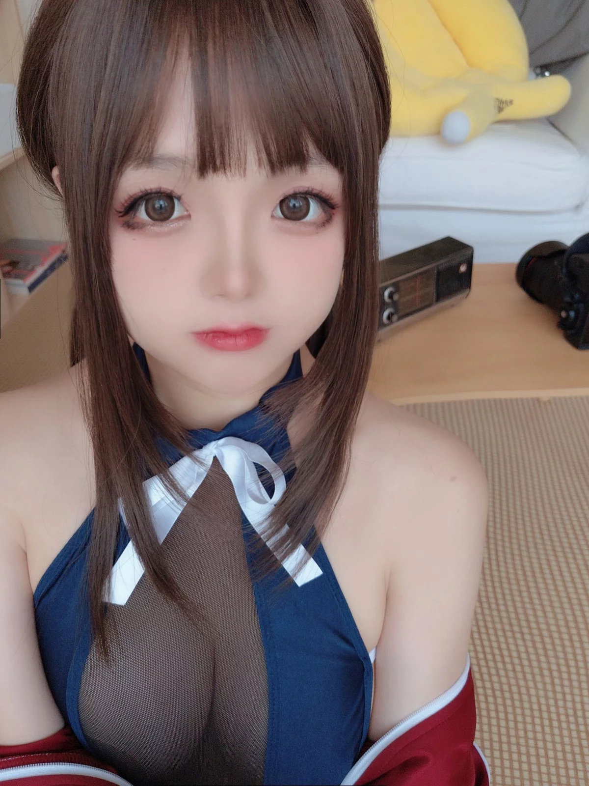 Cosplay美女日奈娇网纱死库水主题性感死库水配超薄黑丝秀惹火身材诱惑写真156P