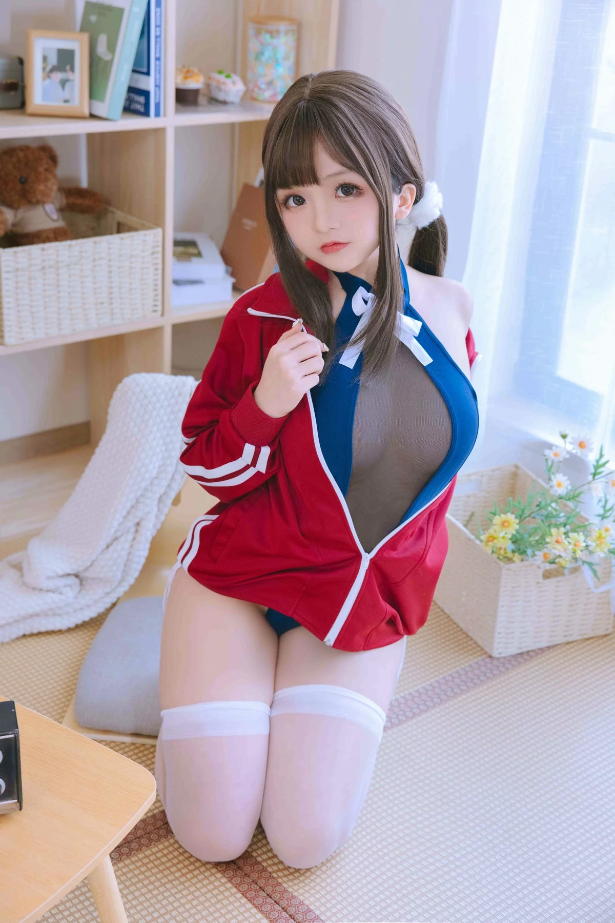 Cosplay美女日奈娇网纱死库水主题性感死库水配超薄黑丝秀惹火身材诱惑写真156P