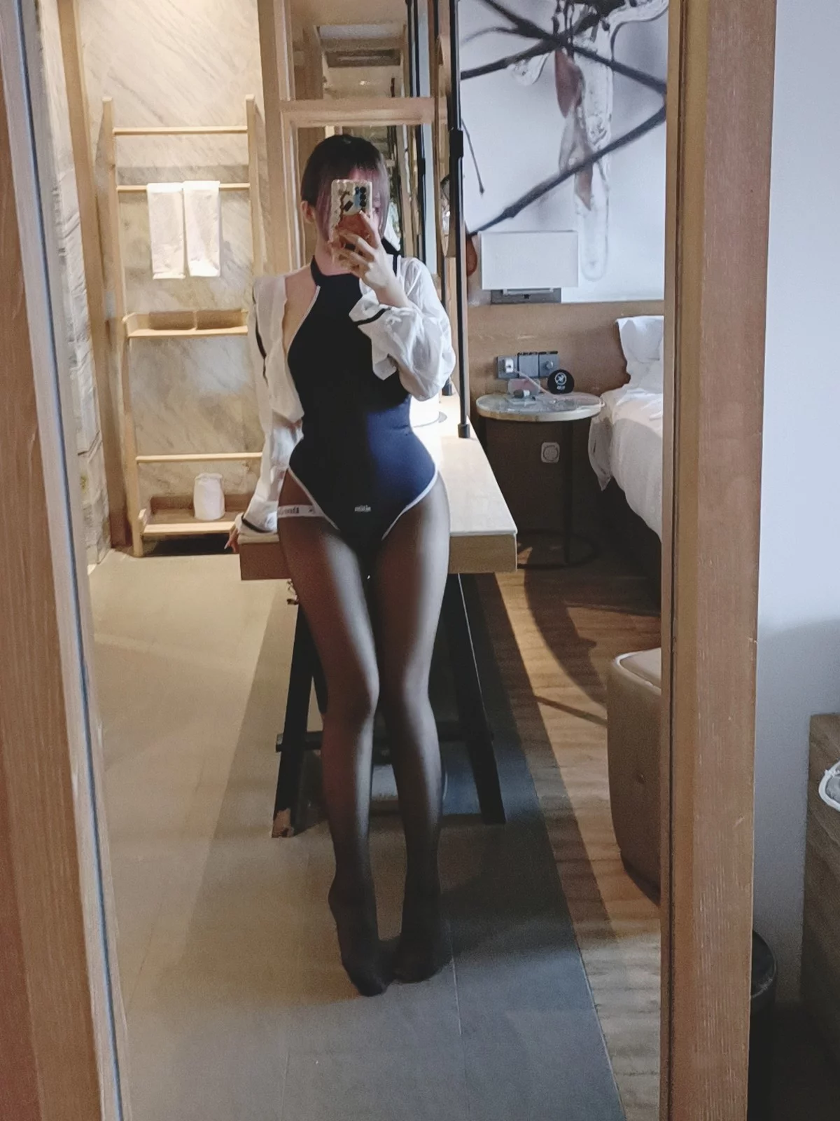 Cosplay美女日奈娇网纱死库水主题性感死库水配超薄黑丝秀惹火身材诱惑写真156P