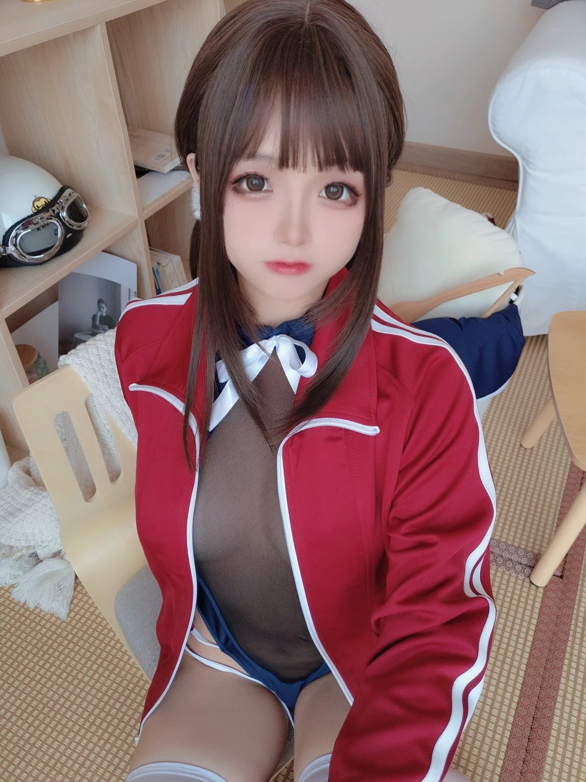 Cosplay美女日奈娇网纱死库水主题性感死库水配超薄黑丝秀惹火身材诱惑写真156P