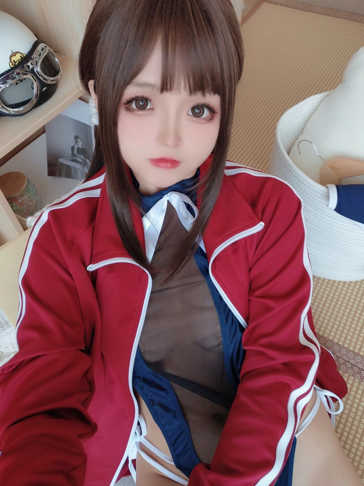 Cosplay美女日奈娇网纱死库水主题性感死库水配超薄黑丝秀惹火身材诱惑写真156P