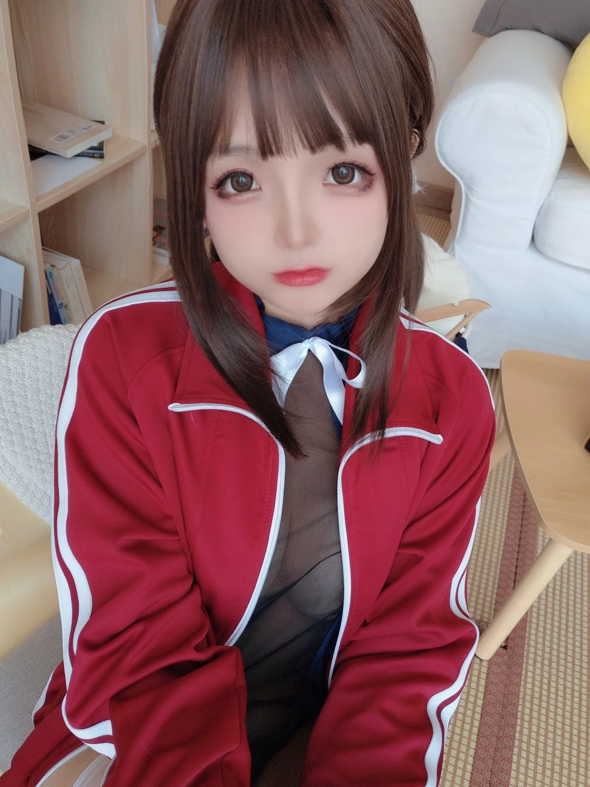 Cosplay美女日奈娇网纱死库水主题性感死库水配超薄黑丝秀惹火身材诱惑写真156P