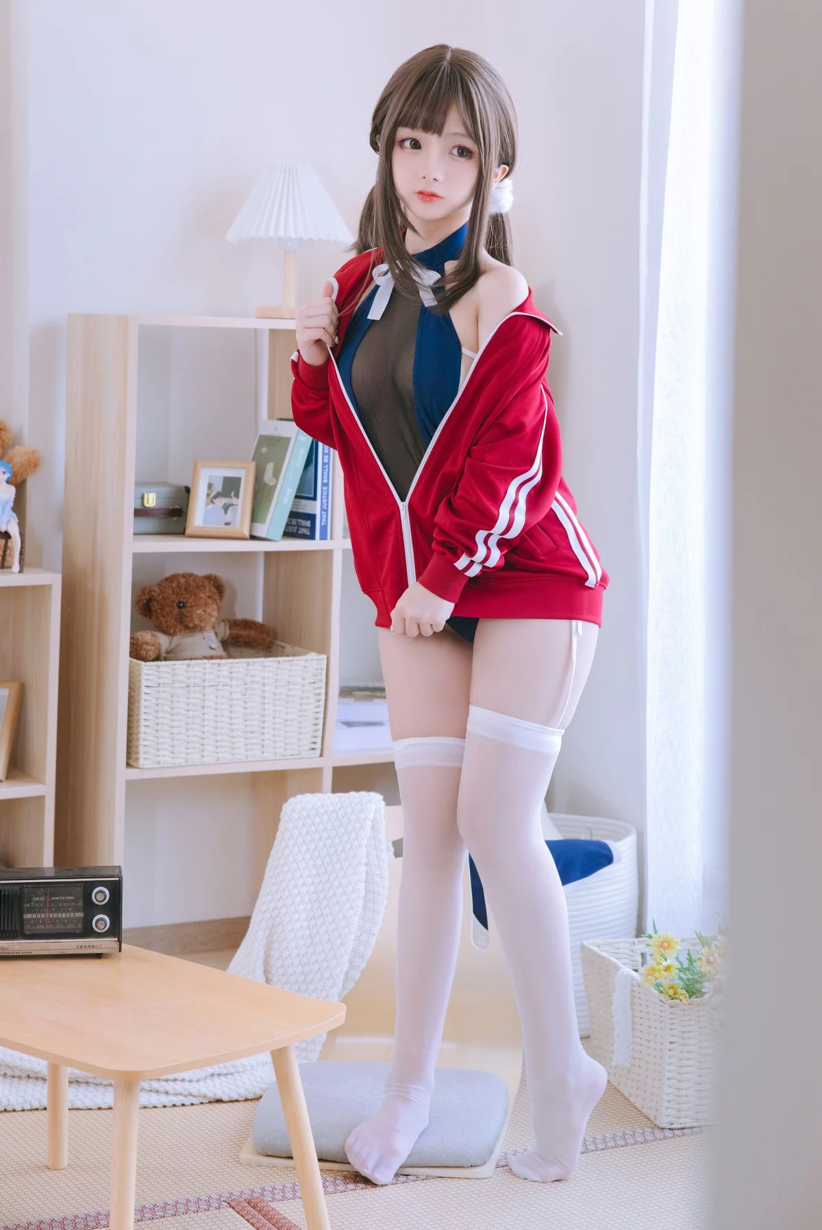Cosplay美女日奈娇网纱死库水主题性感死库水配超薄黑丝秀惹火身材诱惑写真156P
