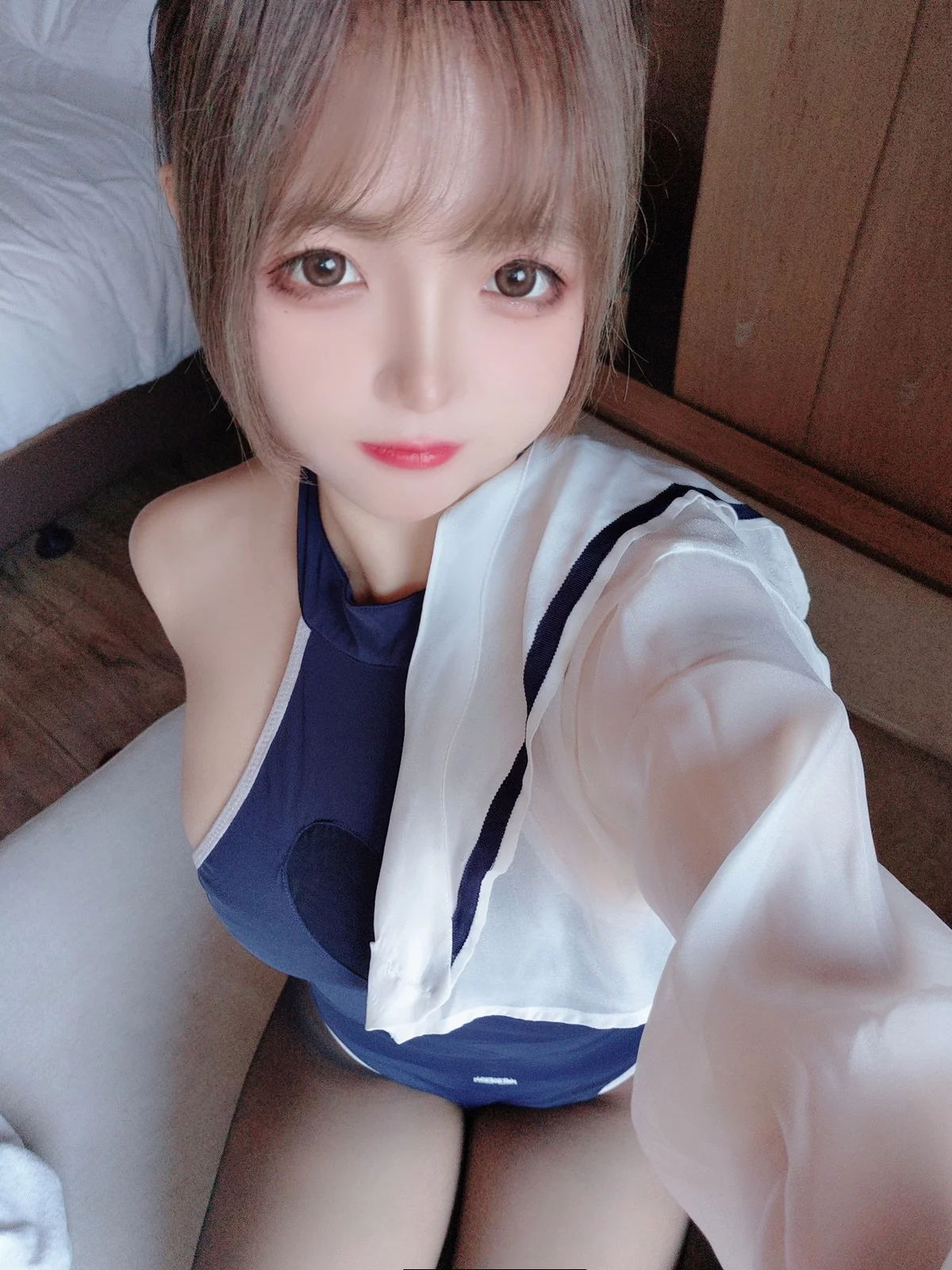 Cosplay美女日奈娇网纱死库水主题性感死库水配超薄黑丝秀惹火身材诱惑写真156P