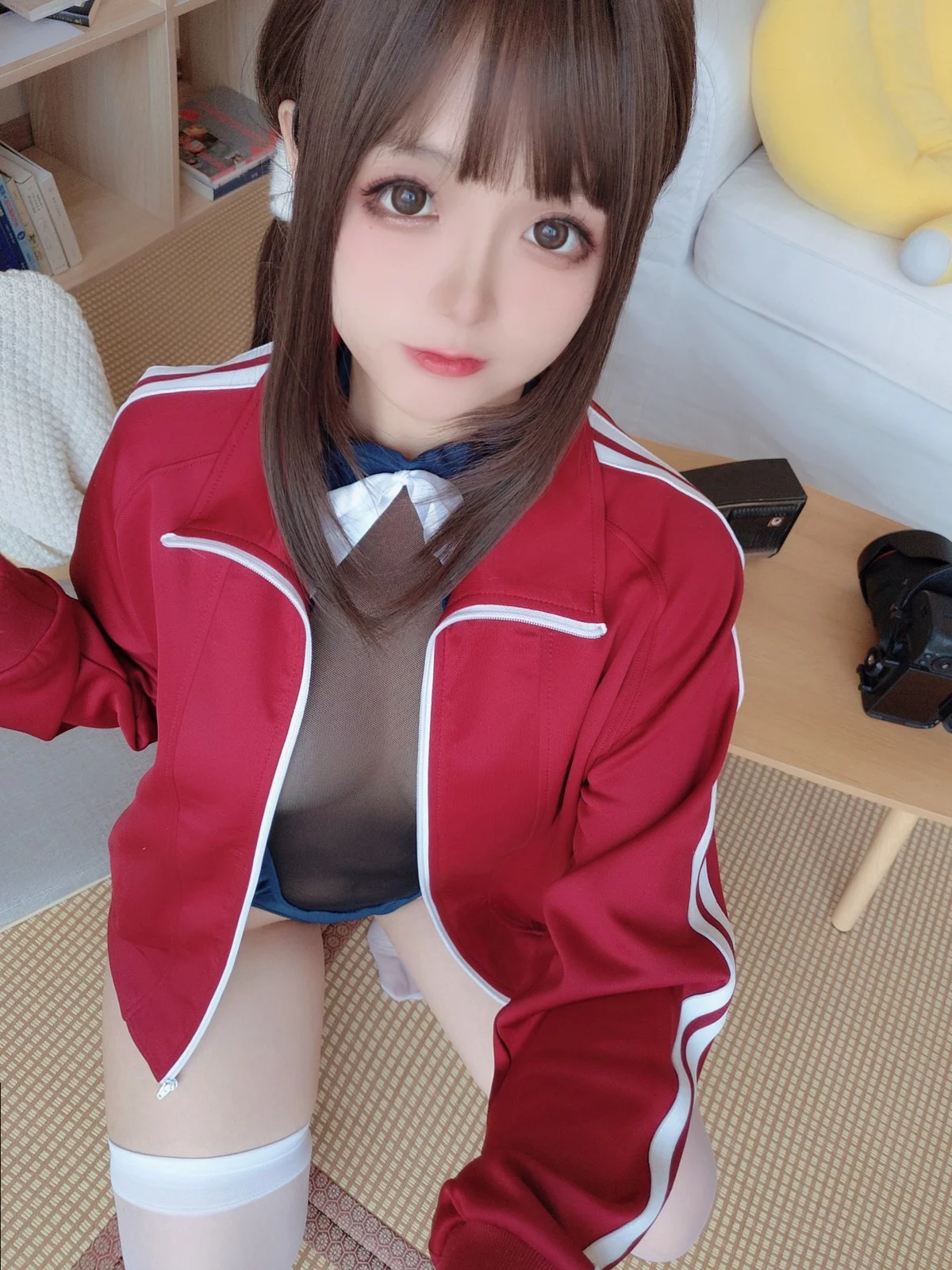 Cosplay美女日奈娇网纱死库水主题性感死库水配超薄黑丝秀惹火身材诱惑写真156P