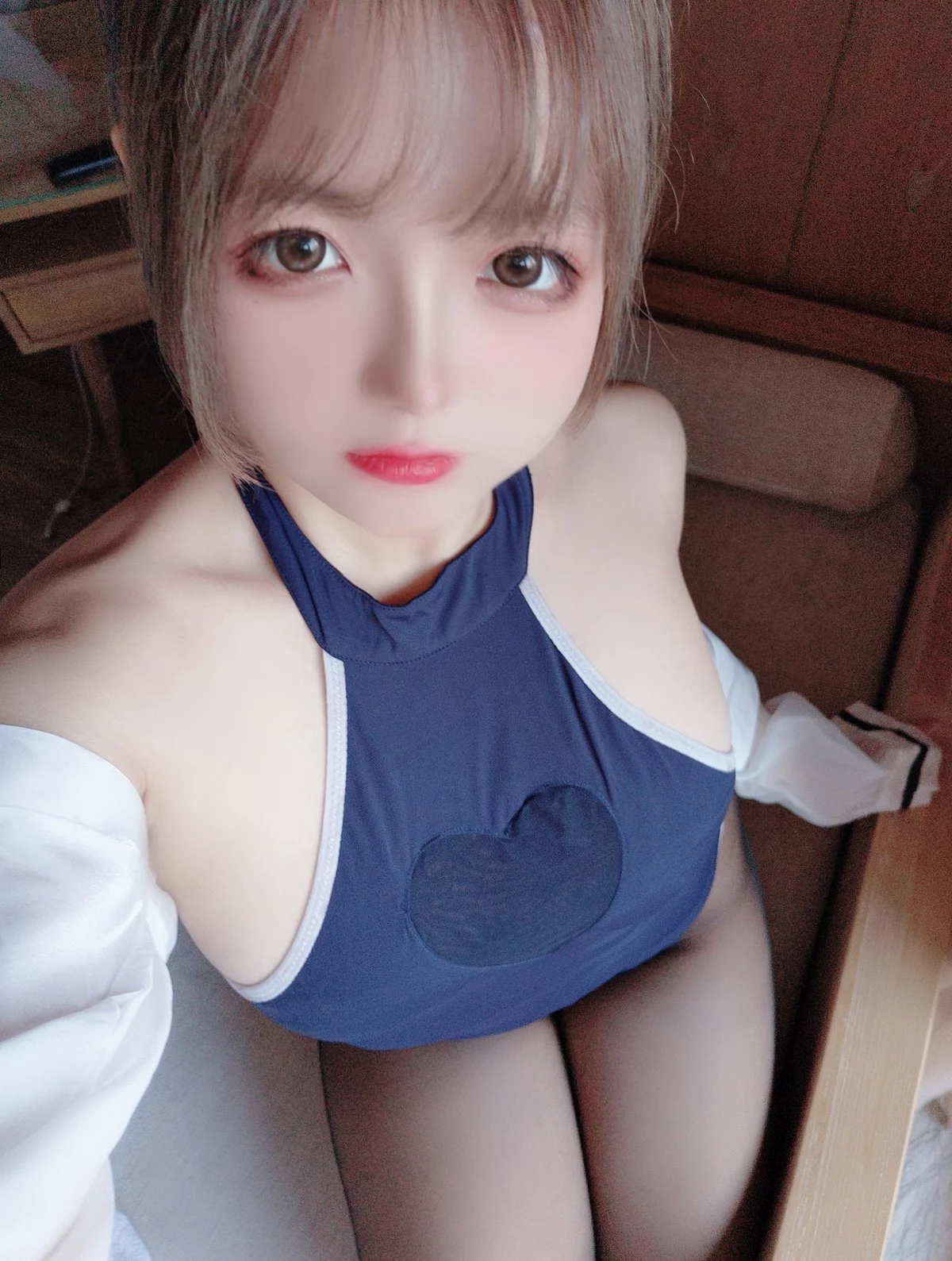 Cosplay美女日奈娇网纱死库水主题性感死库水配超薄黑丝秀惹火身材诱惑写真156P